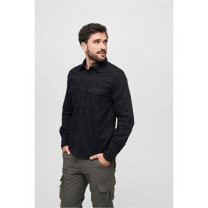 Brandit Flanellshirt black - XL