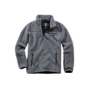 Brandit Teddyfleece Troyer anthracite - L