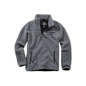 Brandit Teddyfleece Troyer anthracite - S