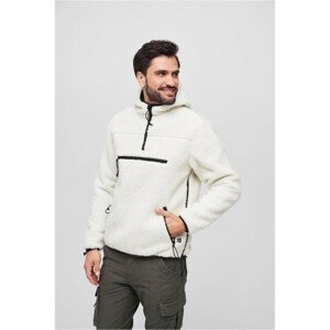 Brandit Teddyfleece Worker Pullover Jacket white - L