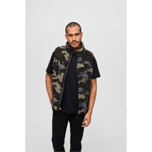 Brandit Teddyfleece Vest Men darkcamo - 3XL