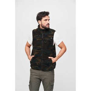 Brandit Teddyfleece Vest Men woodland - 3XL