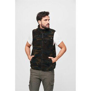 Brandit Teddyfleece Vest Men woodland - XL