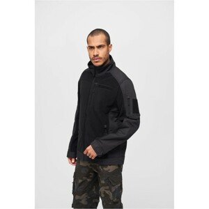 Brandit Fleecejacket Ripstop black - 5XL