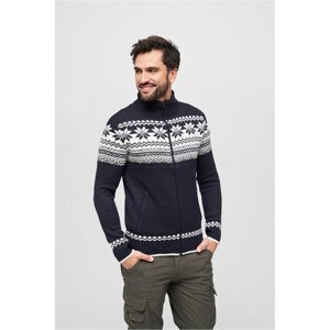 Brandit Cardigan Norweger navy - 3XL