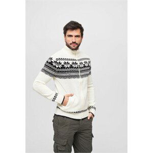 Brandit Cardigan Norweger white - M