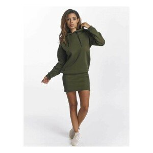 DEF Cropped Hoody Dress Beige olive - XS