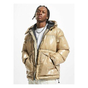 DEF Shiny Pufferjacket beige - 3XL