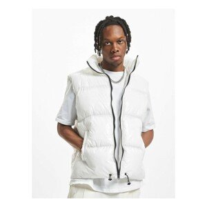 DEF Shiny Puffer vest white - 3XL