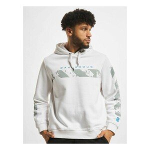 Dangerous DNGRS Caution Basic Hoody white - S