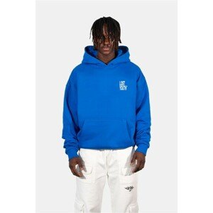 Urban Classics LY HOODIE "LIFE IS SHORT cobalt blue - XS