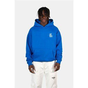 Urban Classics LY HOODIE "LIFE IS SHORT cobalt blue - XXL