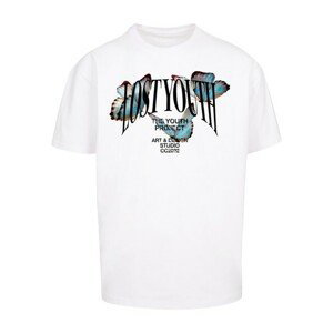 Urban Classics LY TEE- BUTTERFLY V.1 white - L