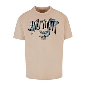 Urban Classics LY TEE- BUTTERFLY V.1 wet sand - L