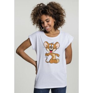 Mr. Tee Ladies Tom & Jerry Mouse Tee white - L