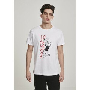 Mr. Tee Popeye Standing Tee white - M