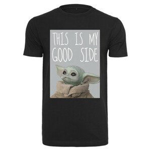 Mr. Tee Baby Yoda Good Side Tee black - XS