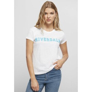 Mr. Tee Ladies Riverdale Logo Tee white - L