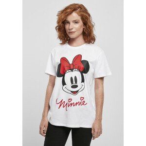 Mr. Tee Ladies Minnie Mouse Tee white - S