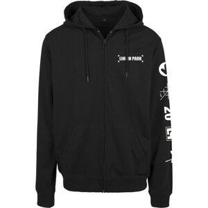 Mr. Tee Linkin Park Anniversary Logo Zip Hoody black - XXL