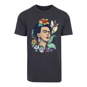 Mr. Tee Ladies Frida Kahlo Flower Tee navy - XS