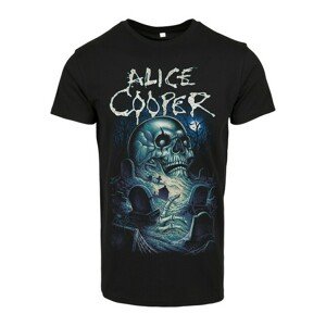 Mr. Tee Alice Cooper Graveyard Blue Tee black - L