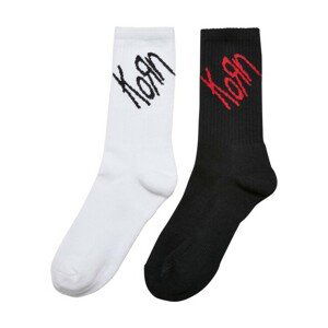 Mr. Tee Korn Socks 2-Pack black/white - 43–46