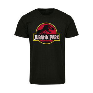 Mr. Tee Jurassic Park Logo Tee black - M