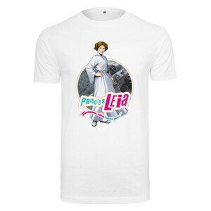 Mr. Tee Star Wars Leia Logo Tee white - L