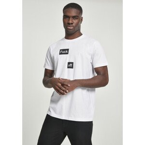 Mr. Tee Fuck Off Split Tee white - XS