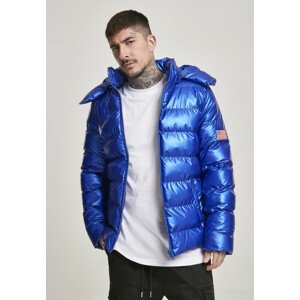 Mr. Tee NASA Insignia Metallic Puffer Jacket blue - L