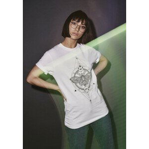 Mr. Tee Ladies Moth Tee white - S