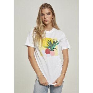 Mr. Tee Ladies Planet Art Tee white - S