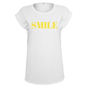 Mr. Tee Ladies Smile Tee white - S