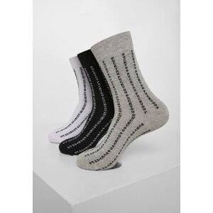 Mr. Tee Fuck You Socks 3-Pack black/grey/white - 43–46