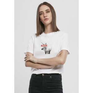 Mr. Tee Ladies Fake Unicorn Tee white - S