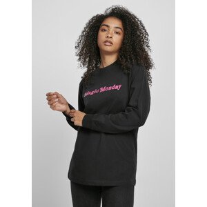 Mr. Tee Ladies Magic Monday Slogan Longsleeve black - S