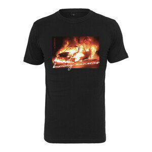 Mr. Tee Burning Car Tee black - L