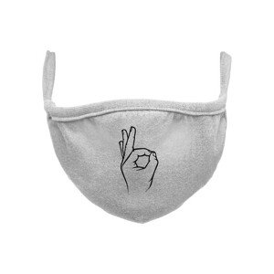 Mr. Tee Easy Face Mask heather grey - UNI