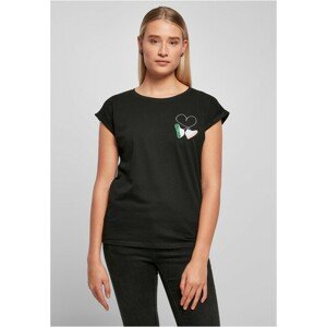 Mr. Tee Ladies Kicks Love EMB Tee black - M