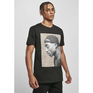 Mr. Tee Tupac Cracked Background Tee black - XL