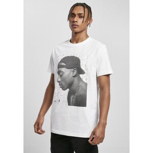 Mr. Tee Tupac Cracked Background Tee white - XS