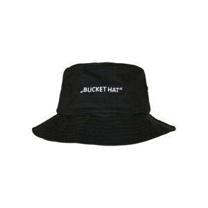 Mr. Tee Lettered Bucket Hat black - UNI