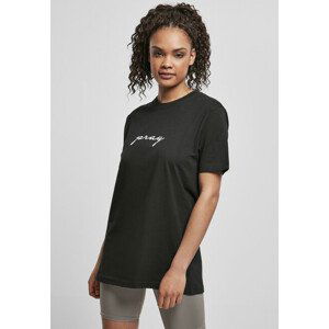 Mr. Tee Ladies Pray EMB Tee black - XXL