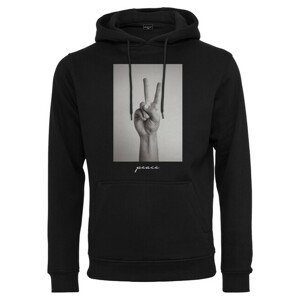 Mr. Tee Peace Sign Hoody black - XL