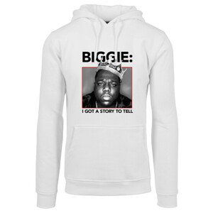 Mr. Tee Biggie Crown Hoody white - L