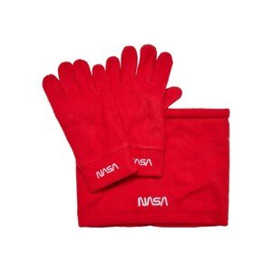 Mr. Tee NASA Fleece Set red - UNI