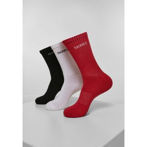 Mr. Tee SKRRT. Socks 3-Pack red/white/black - 39–42