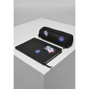 Mr. Tee NASA Notebook & Pencilcase Set black - UNI