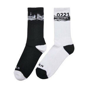 Mr. Tee Major City 0221 Socks 2-Pack black/white - 43–46